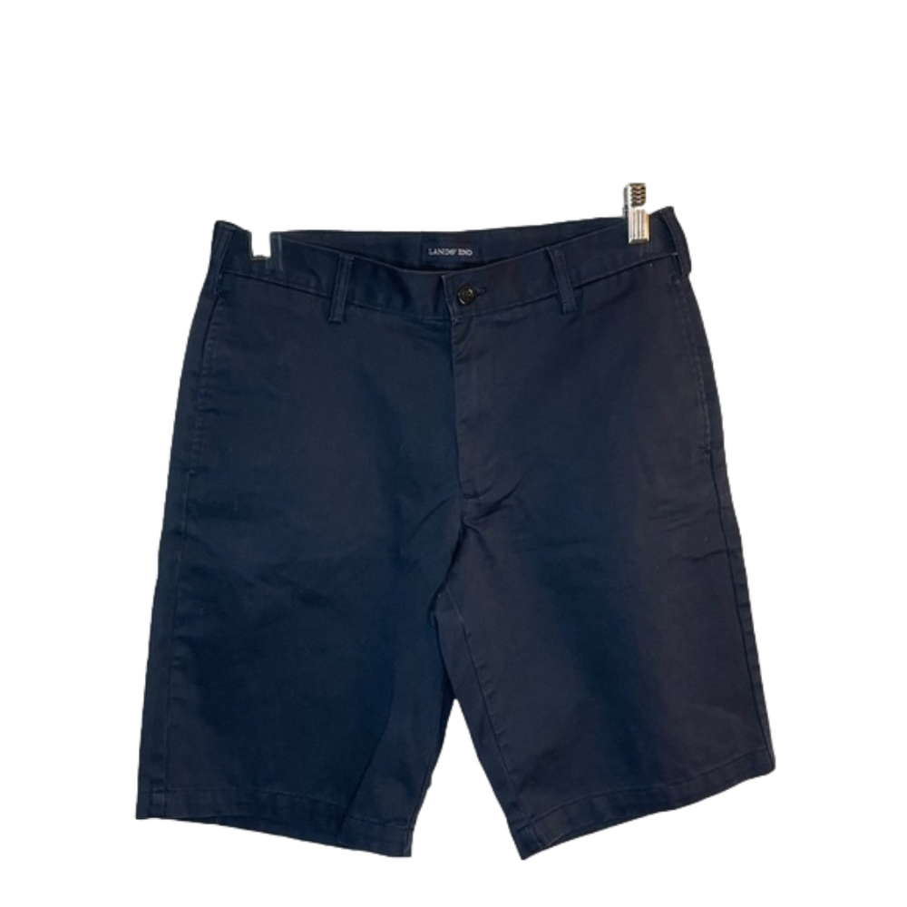 Land's End Shorts‎ Chino Navy Blue Men's Size 31